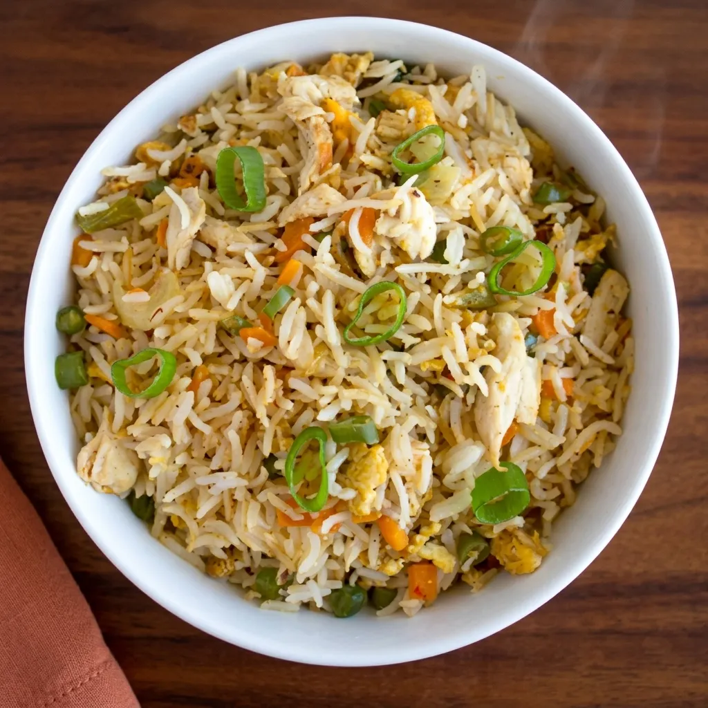 Deluxe fried rice at Fortune Cooking Chinese Restaurant in Winnipeg